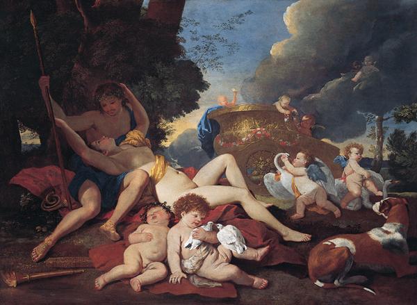 Nicolas Poussin Venus and Adonis Germany oil painting art